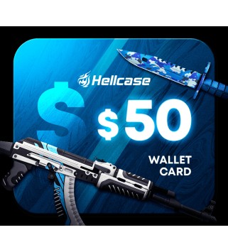 Hellcase.com 50 USD Wallet Card Code Key GLOBAL
